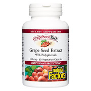 Natural Factors Grape Seed Extract 95% Polyphenols - B0001VV7FK Natural Factors Grape Seed Extract 95% Polyphenols - B0001VV7FK