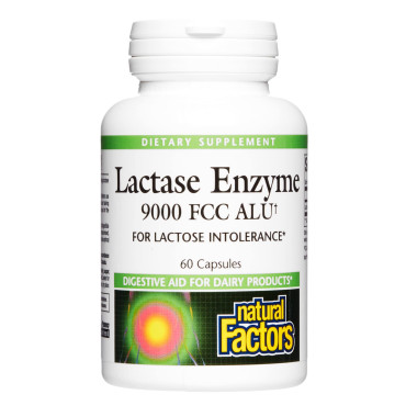 Natural Factors Lactase Enzyme 9000 FCC ALU - B00028O5S8