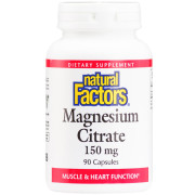 Natural Factors Magnesium Citrate - B00028P5KA