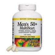 Natural Factors Men's 50+ MultiStart - B0001VV8ZE
