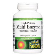 Natural Factors Multi Enzyme High Potency Vegetarian Formula - B00028LZKO