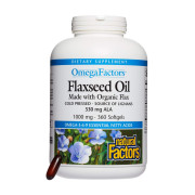 Natural Factors Omega Factors Flaxseed Oil - B0008ESRDU
