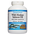 Natural Factors Omega Factors Wild Alaskan Salmon Oil
