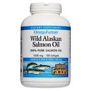 Natural Factors Omega Factors Wild Alaskan Salmon Oil - B000CQQLF0