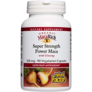 Natural Factors Organic MacaRich Super Strength Power Maca with Ginseng - B00CQ7ZIAM