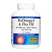 Natural Factors RxOmega-3 & Flax Oil - B000Z91LOA