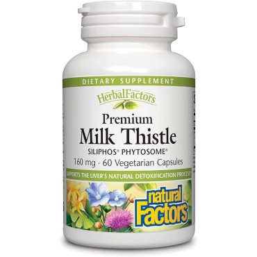 Natural Factors Siliphos Phytosome Clinical Strength Milk Thistle - B01M9GEX1U