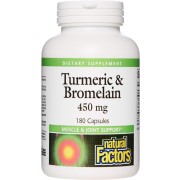 Natural Factors Turmeric & Bromelain - B000YE7E4C