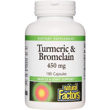Natural Factors Turmeric & Bromelain - B000YE7E4C