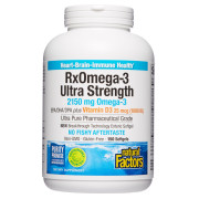 Natural Factors Ultra Strength RxOmega-3 with Vitamin D3 - B0044UF3L8