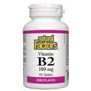Natural Factors Vitamin B2 Riboflavin - B0019LVE5O Natural Factors Vitamin B2 Riboflavin - B0019LVE5O