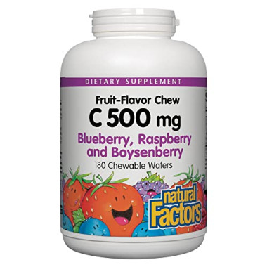 Natural Factors Vitamin C Fruit Chews - B0001LJ3UQ