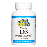 Natural Factors Vitamin D3 2000 IU - B002W8SAGY
