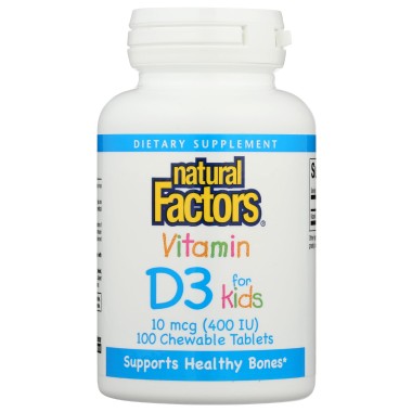 Natural Factors Vitamin D3 400 IU - B005UTGPB4