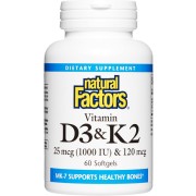 Natural Factors Vitamin D3 & K2 - B001D219MW