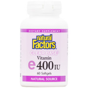 Natural Factors Vitamin E Clear Base 400 IU - B00028P578