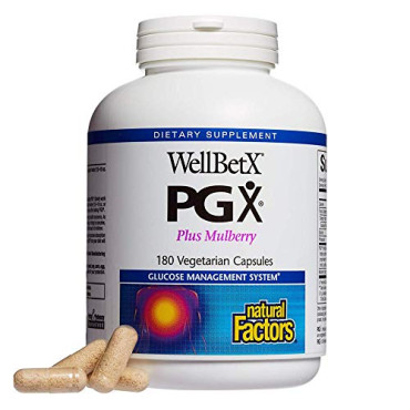 Natural Factors WellBetX PGX Plus Mulberry - B0019LPJDM