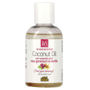 Natural Factors WomenSense Coconut Oil with Essential Oil of Rose Geranium & Vanilla - 