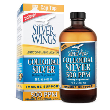 Natural Path Silver Wings Colloidal Silver 500 PPM - B00NP9URBU