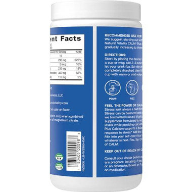 Natural Vitality Natural Calm Plus Calcium - B008OXG6G2