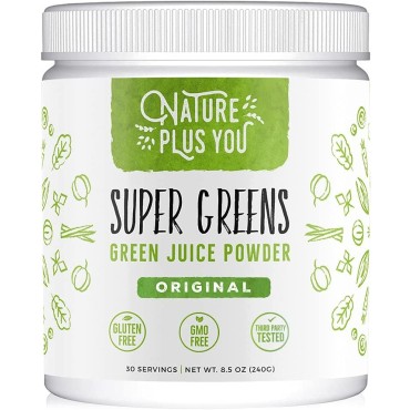 Nature Plus You Super Greens Powder Organic Blend - B07JR46W1D