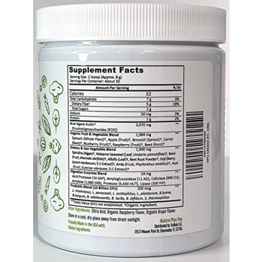 Nature Plus You Super Greens Powder Organic Blend - B07JR46W1D