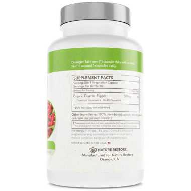 Nature Restore Cayenne Non-GMO and Gluten - B01G7TPA3Y