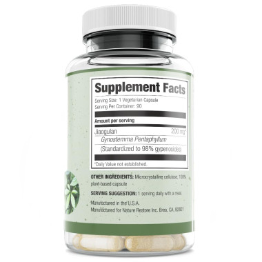 Nature Restore Jiaogulan (Gynostemma) Dietary Supplement - B0764MG2HH