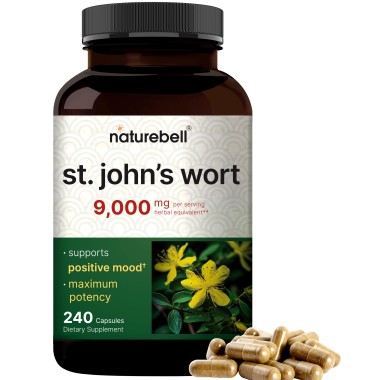 NatureBell Organic St. John's Wort Supports Nervous System - B07H9JTLWY