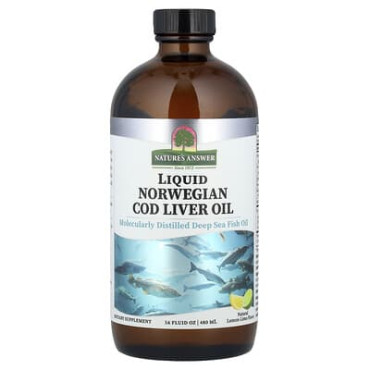 Nature's Answer Liquid Norwegian Cod Liver Oil - B0013NV9EE