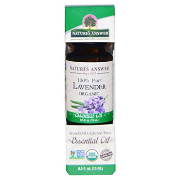 Nature's Answer Organic Essential Oil 100% Pure Lavender - B01LZRKVCW