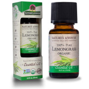 Nature's Answer Organic Essential Oil 100% Pure Lemongrass - B00TB73CM6