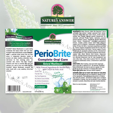 Nature's Answer PerioBrite Natural Mouthwash Coolmint - B000I4C22C