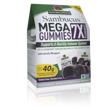Nature's Answer Sambucus Mega Gummies 7X - B0777GQDG8