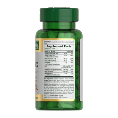 Nature's Bounty B-Complex With Folic Acid Plus Vitamin C - B0014D2GEK