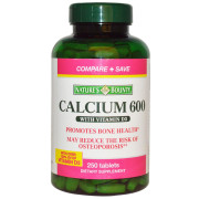 Nature's Bounty Calcium 600 with Vitamin D3 - B008HTVC3K