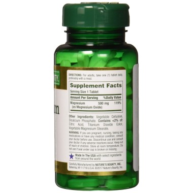 Nature's Bounty High Potency Magnesium - B009QH06UC