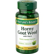 Nature's Bounty Horny Goat Weed Maca Extract - B00005K9DO Nature's Bounty Horny Goat Weed Maca Extract - B00005K9DO