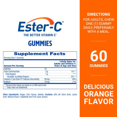 Ester-C Immune Charge Gummies - B01CZUB60K