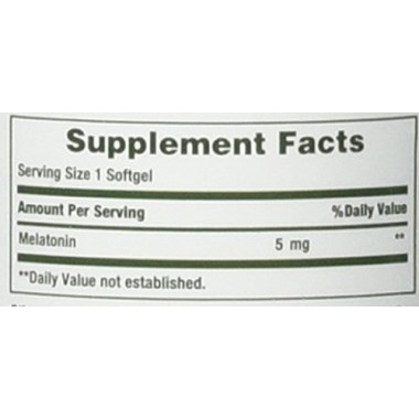 Nature's Bounty Super Strength Melatonin - B007V4TAWC