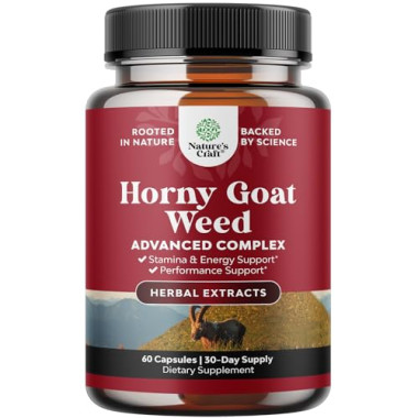 Natures Craft Horny Goat Weed Energy Stamina Performance - B0154O5FYC