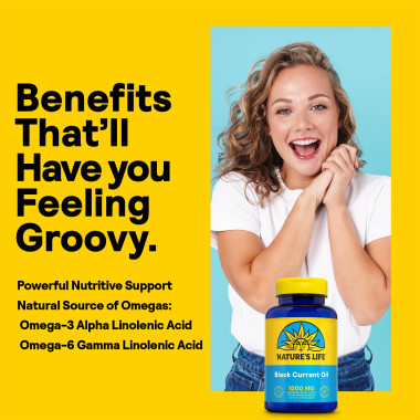 Nature's Life Black Currant Seed Oil With Omega 3-6 - B000R2YBWE