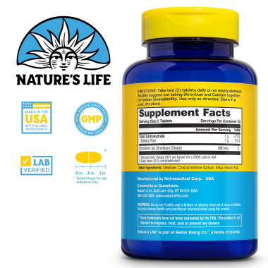Nature's Life Bone Health Strontium Citrate - B000ORLVJS