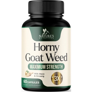 Nature's Nutrition Horny Goat Weed for Men & Women - B07F8G77V2