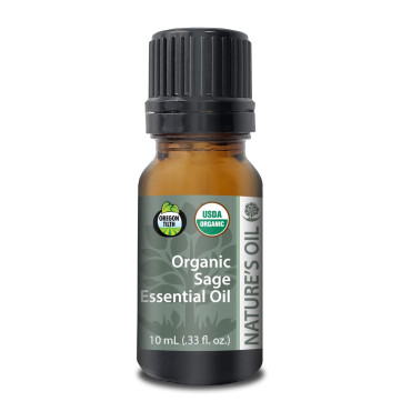 Nature's Oil Organic Sage Essential Oil - B07JPZD3DV