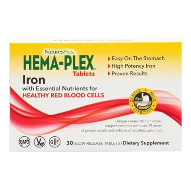 Nature's Plus Hema-Plex Tablets - B00014EFFQ