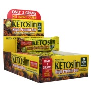 Nature's Plus Ketoslim High Protein Bar Chocolate Almond Crunc - B008OS0UN2