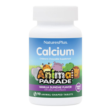Nature's Plus Source of Life Animal Parade Calcium Children's Chewable Supplement Sugar Free - B00B8Z809E