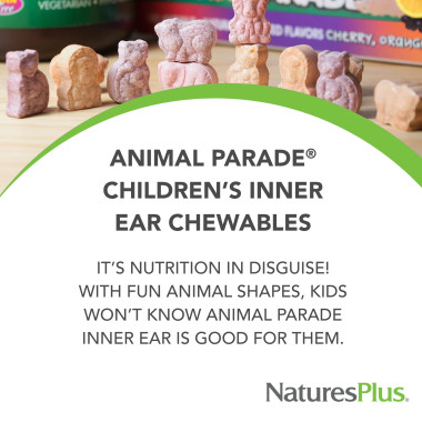 Nature's Plus Source of Life Animal Parade Children's Chewable Inner Ear Support - B001VGQJGQ
