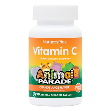 Nature's Plus Source of Life Animal Parade Vitamin C Children's Chewable Supplement Sugar Free - B004AOJN6O